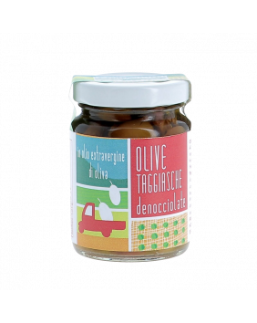 Olives taggiasche de Ligurie, dénoyautées La Baita 90 g