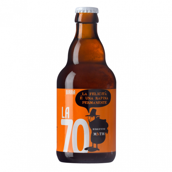 Bière artisanale ambrée de 33 cl La 70
