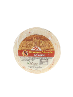Caciotta fromage aromatisé aux piments 600 g env.