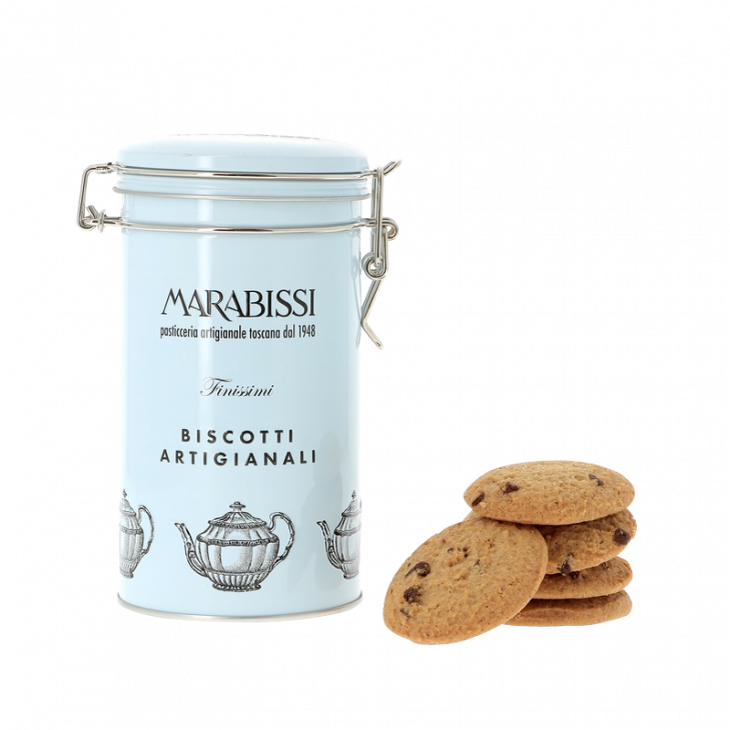 Petits biscuits au chocolat et à l'orange boite collector Marabissi 200 g